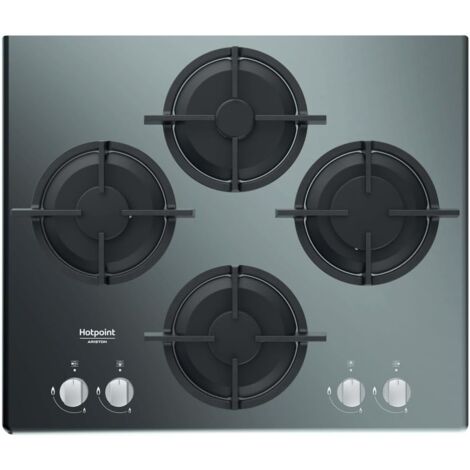 Hotpoint HAGD 61S-MR Piano Cottura a Gas 4 Zone 60 cm Specchio