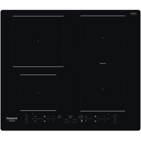Hotpoint HB 4860B NE Noir Encastrable 59 cm Table de cuisson à induction 4 feux