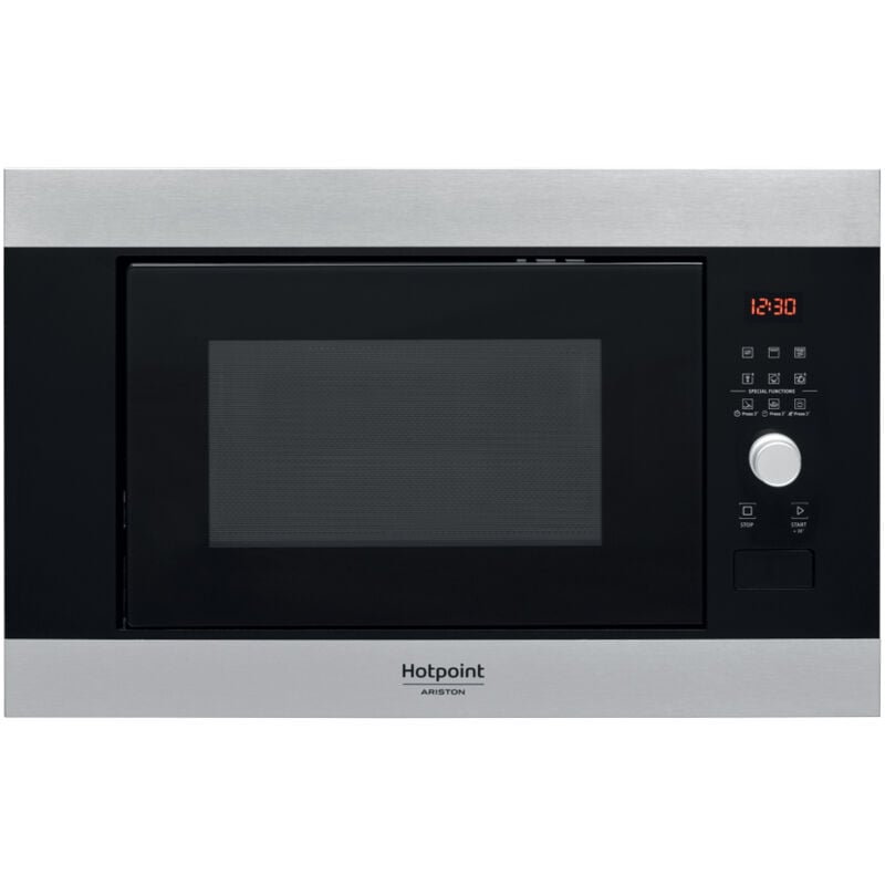 Hotpoint Microonde da incasso MF25G IX HA. Posizionamento dell'apparecchio: Da incasso, Tipo di prodotto: Microonde con grill, Capacità interna: 25