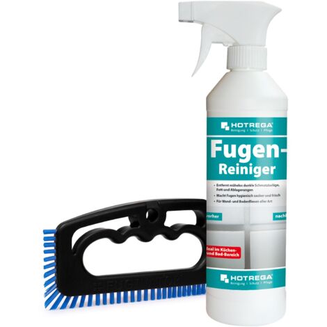 HOTREGA Nettoyeur de joints 500 ml + brosse à joints Fuginator Master Set