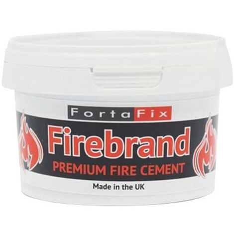 Hotspot Fortafix Fire Cement 500g - High-Temperature Heat-Resistant Fireproof Cement for Fireplace, Stove, and Industrial Use