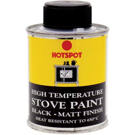 Hotspot HS201010 Stove Paint Matt Black 100ml HOT201010