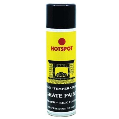 Hotspot Spray Grate Paint in Silk Black, 450ml (Model HOT201441)