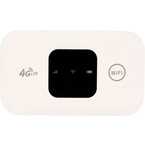 Hotspot WiFi Mobile 4G LTE,Prise en de L\'accès Internet Haut Débit 3G 4G,10 Utilisateurs,Emplacement pour Carte SIM,10 Heures en