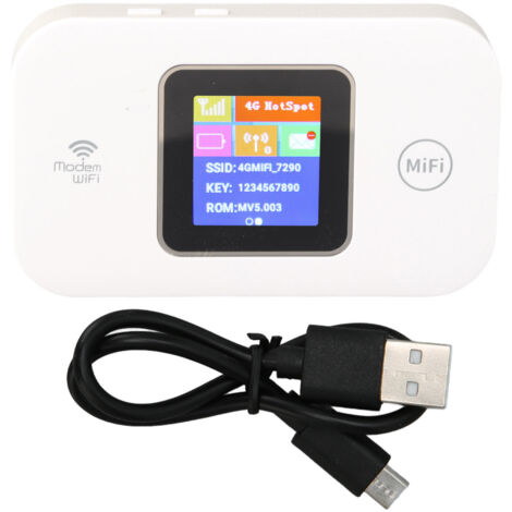 Hotspot WiFi mobile avec emplacement de carte SIM 150Mbps Support 10 utilisateurs Hotspot WiFi mobile 4G LTE WIFI portable pour les voyages