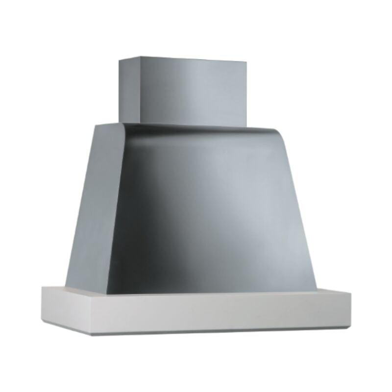 Webmarketpoint - Hotte aspirante brio wood en acier inoxydable argenté et structure en bois de 120 cm