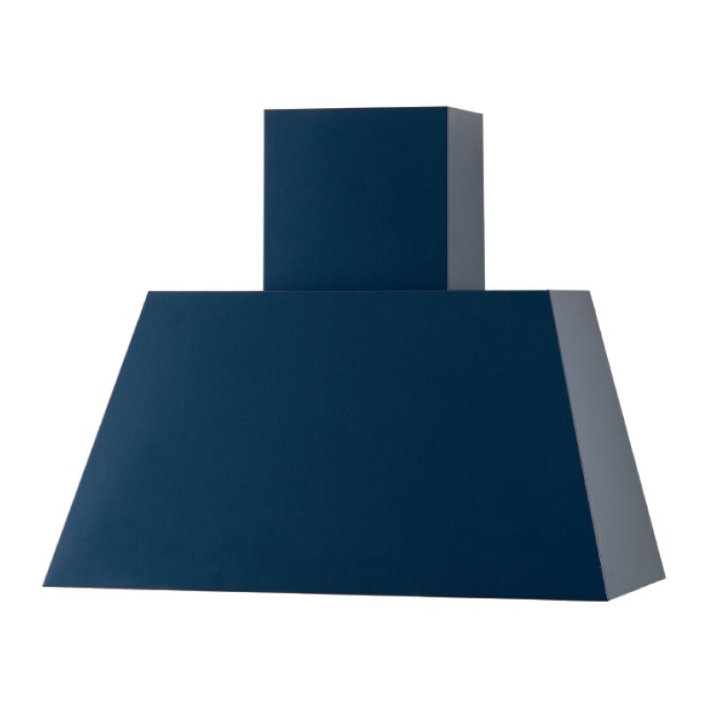 Webmarketpoint - Hotte aspirante marilyn en inox bleu nuit 80 cm