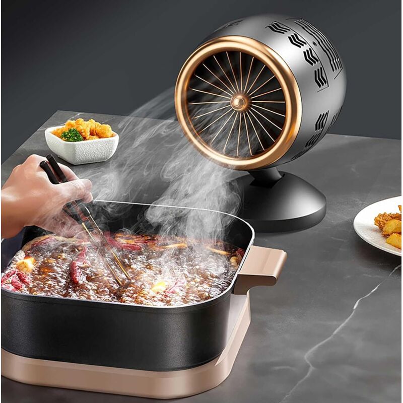Hotte Aspirante Portable, Avec Support De RéGlage Pivotant à 360° Aspiration Puissante Hotte Aspirante Mobile Fonctionnement à Faible Bruit, Pour La