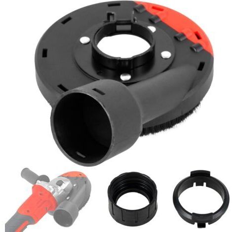 Hotte aspirante pour meuleuse d'angle 125 mm/100 mm, Hotte aspirante professionnelle pour meuleuse d'angle, Accessoires haut de gamme pour meuleuse d'angle