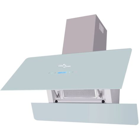 Hotte aspirante tactile 900 mm Blanche