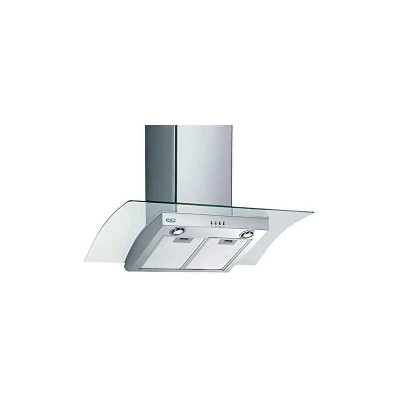 Hotte Baraldi Laser 90 cm. Inox/verre, 700 m3/h