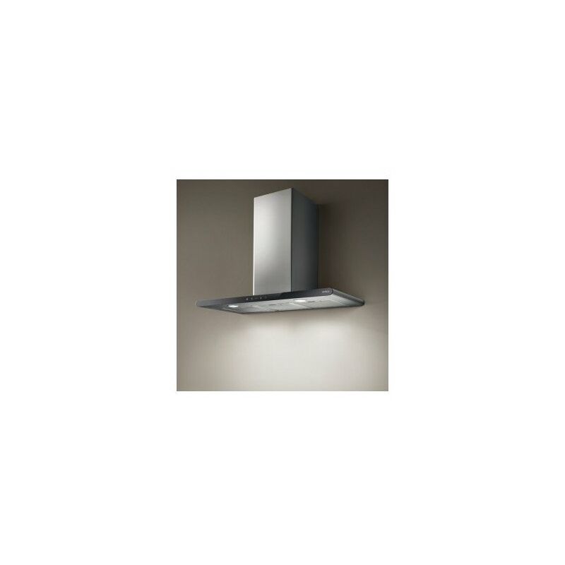 Hotte Box Inox Bandeau Verre N Oir 80Cm Galaxy Blix/A/80