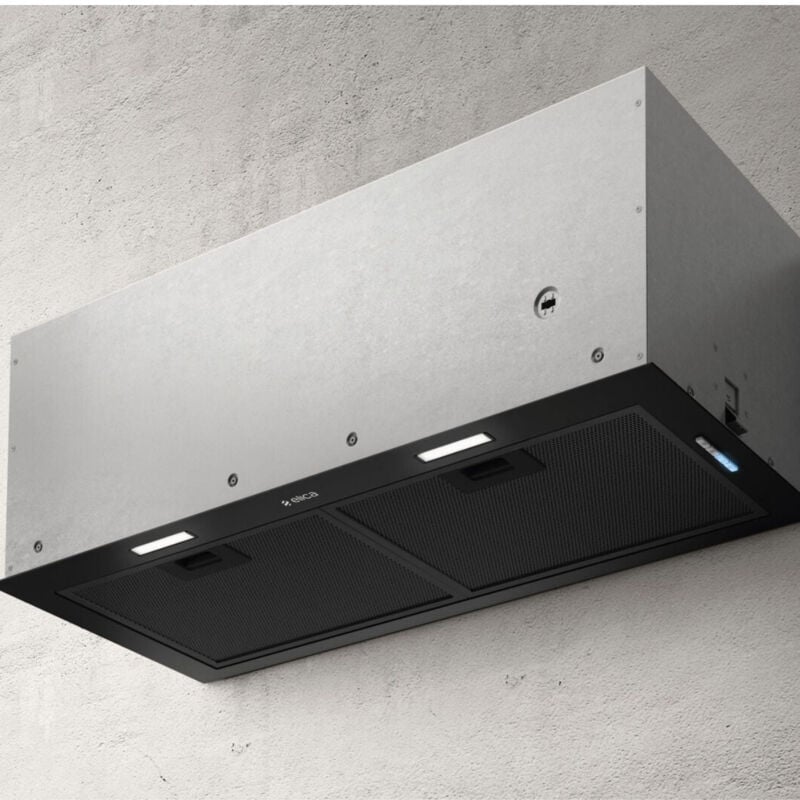 Cuisissimo - Hotte cuisine Elica encastrable fold noir - 80 cm