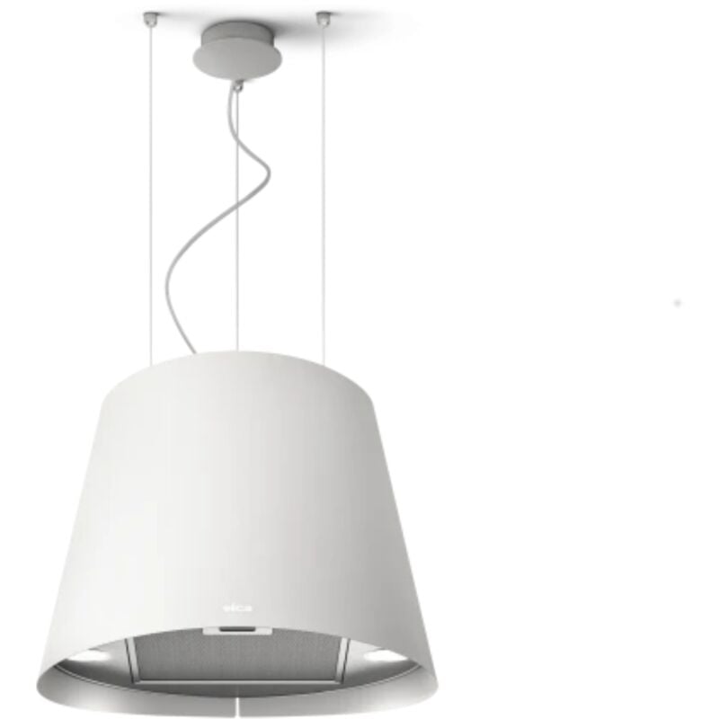 Hotte cuisine Elica suspendue inox blanc JUNO 50 cm