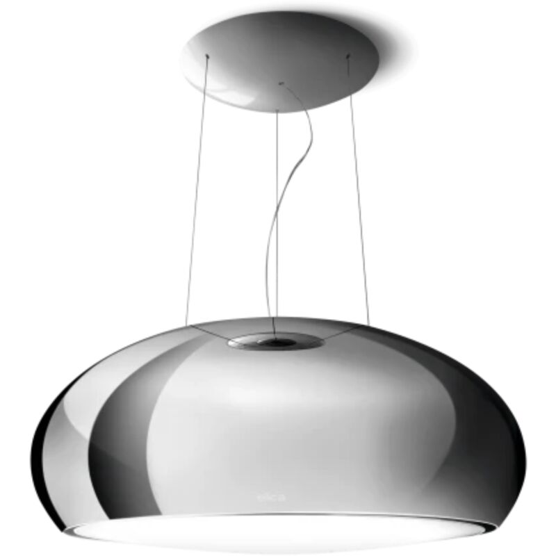 Elica - Hotte cuisine suspendue seashell inox 80 cm