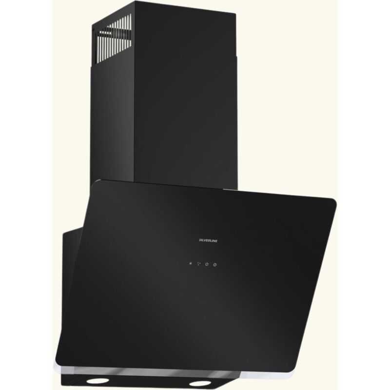 Hotte cuisine murale Silverline ARAE noir 60 cm