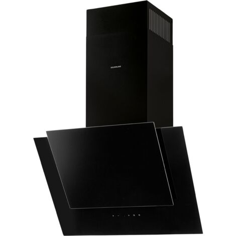 Hotte cuisine murale Silverline OLI noire 60 cm