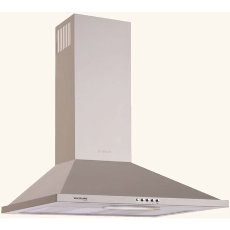 Hotte cuisine murale Silverline TESSY inox 600 (mm)