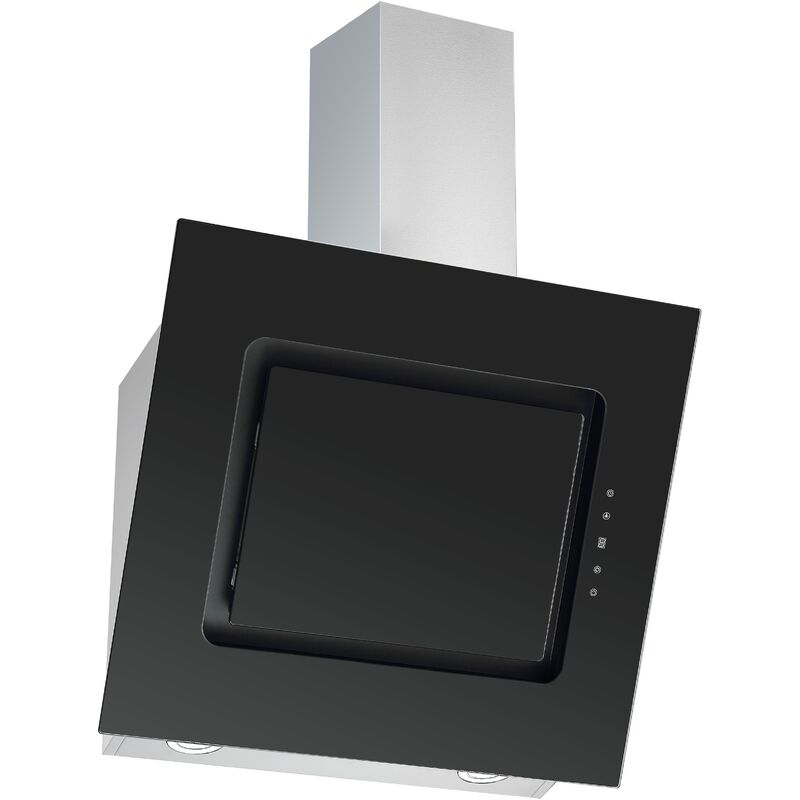 Respekta - Hotte d'aspiration 60 cm sans tête Hotte murale noire eekl a