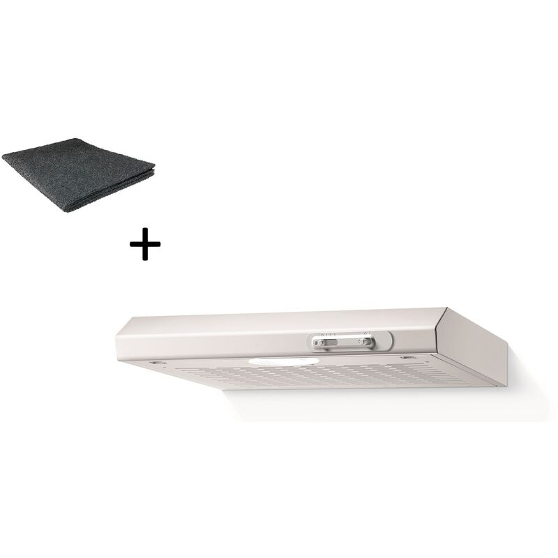 Respekta - Hotte d'aspiration Hotte murale sous plan Esse 50 cm + filtre Set de recyclage