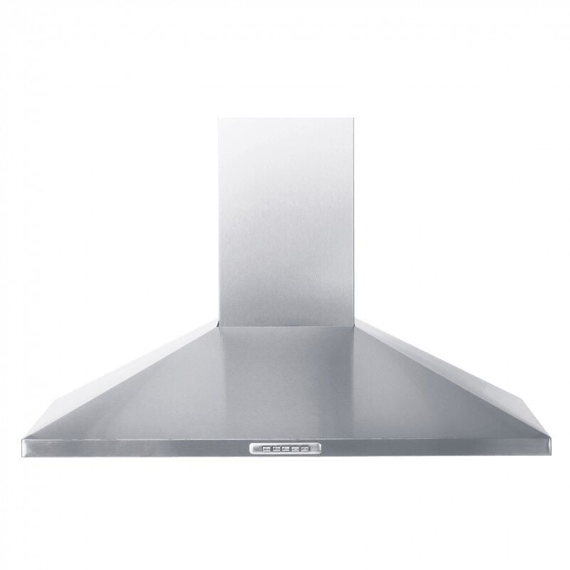 Cappa decorativa 90cm, 324m3 all'ora, acciaio inox satinato con filtro al carbone Nord Inox