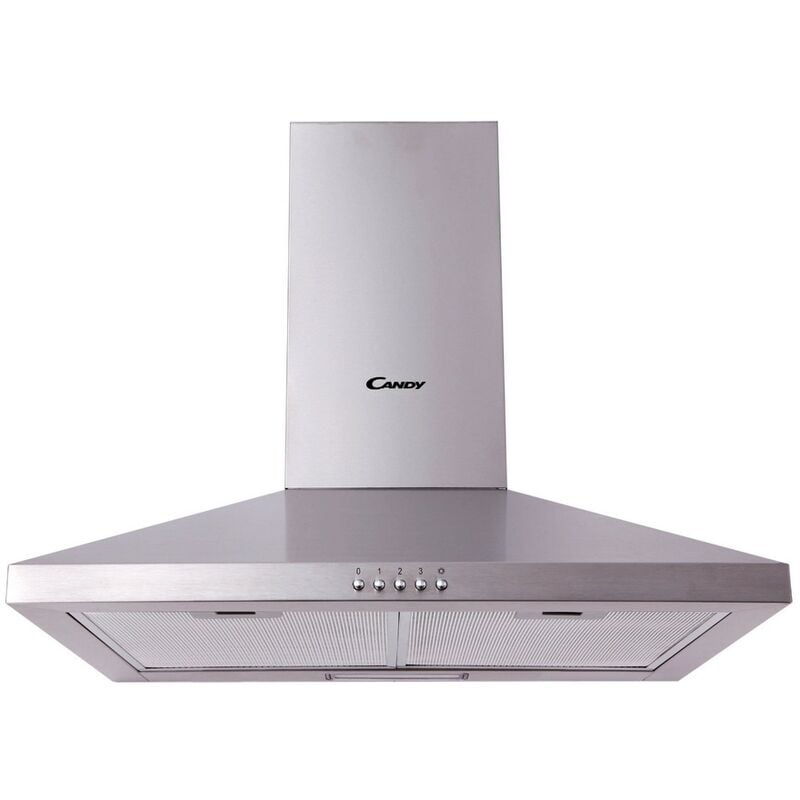 Candy - Hotte décorative murale 60cm 67db 458m3/h inox CCE160XGG