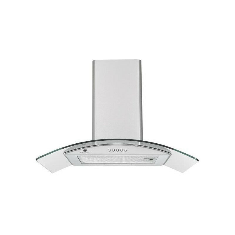 Continental Edison - Hotte décorative L60 cm - inox verre