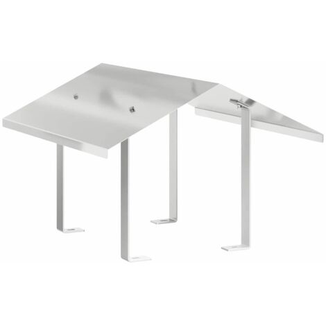 Hotte de cheminée Argent 50 x 60 x 37 cm Acier inoxydable CFW30963