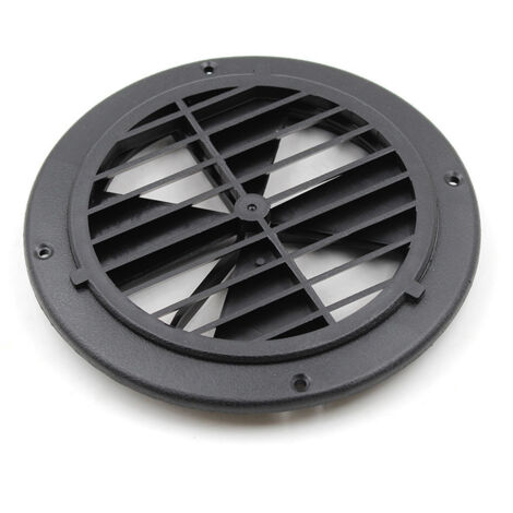 Hotte de ventilation marine en nylon, sortie d'air, persienne, fenêtre d'évacuation d'air pour yacht/camping-car, accessoires marins, blanche avec pales de ventilateur