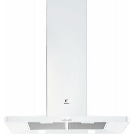 Hotte décorative 603m³/h ELECTROLUX 90cm, EFF 90462 OW - Blanc