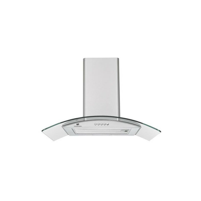 Continental Edison - Hotte décorative L60 cm - inox verre