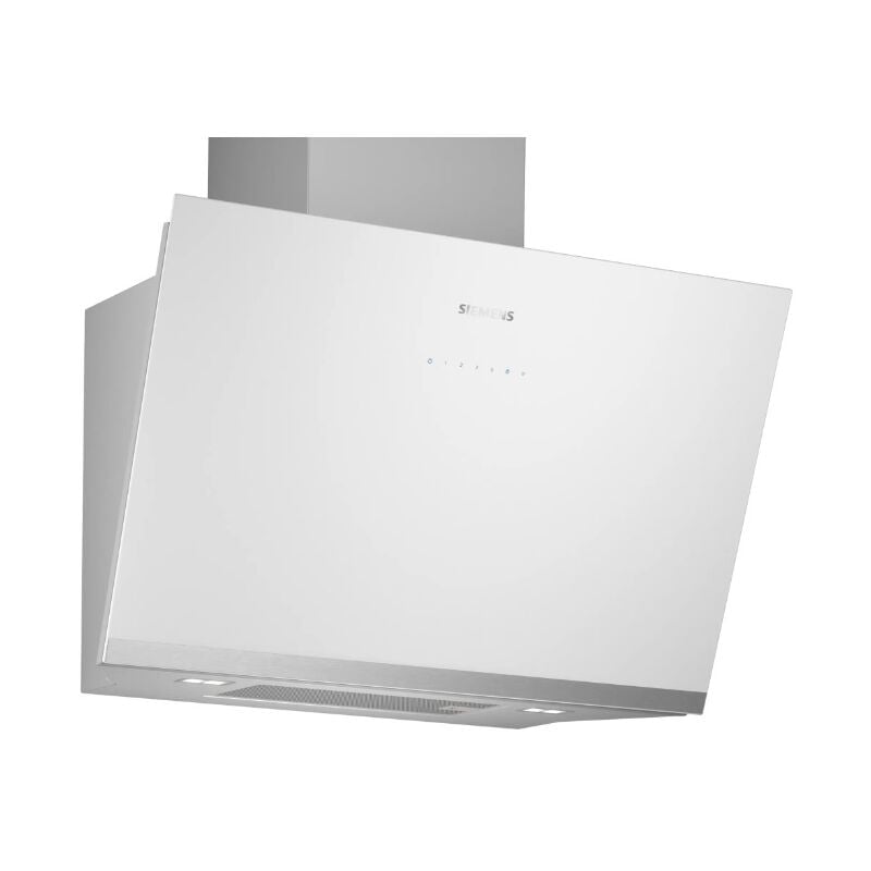 Siemens - Hotte décorative inclinée 80cm 51db 432m3/h blanc LC81KAN20