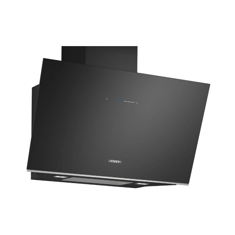 Siemens - Hotte décorative inclinée 90cm 51db 441m3/h noir LC91KLT60