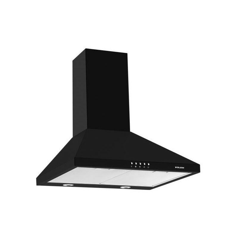 Glemgas - Hotte décorative 500m³/h glem 60cm, GHP645BK