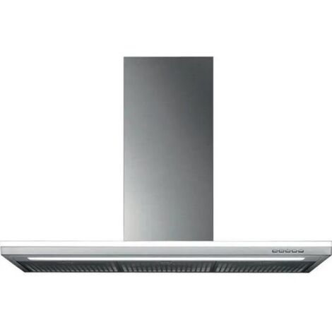 Hotte décorative murale 90cm 670m³/h – Éclairage néon 21W – Moteur intégré – 4 vitesses – Filtre à charbon inclus – Falmec