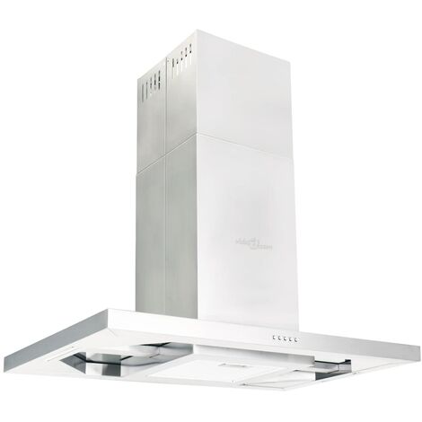 Hotte îlot 90 cm Acier inoxydable 756 m³/h LED
