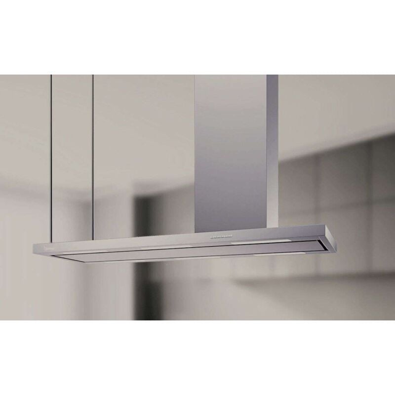 Baraldi - Hotte îlot Elea 116x60 cm. - Inox – cheminée droite – 800 m3/h
