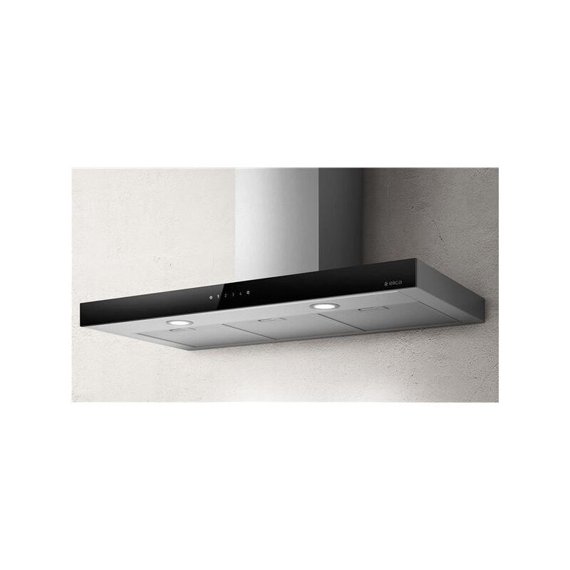 Hotte Murale Box Joy Blix/A/90 Inox/Verre Noir