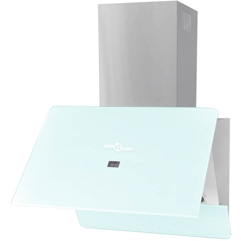 Vidaxl - Hotte Verre trempé Blanc 600 mm