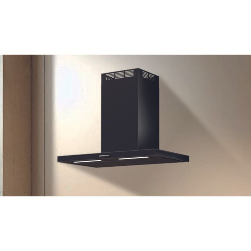 Baraldi - Hotte murale Lea 60x50 cm. - Noir – 800 m3/h – Drydrop