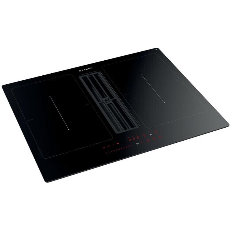 Table de cuisson aspirante induction 83cm 4 feux 7400w noir Faber 5682749