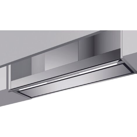 HOTTE PROFILE INCASSO cm. 86 - Acier inoxydable - 700 m3/h DRY DROP