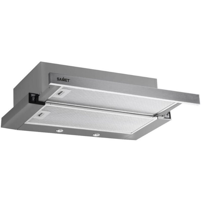 Defibrico - Hotte sous meuble inox Samet Slim 60 1 moteur