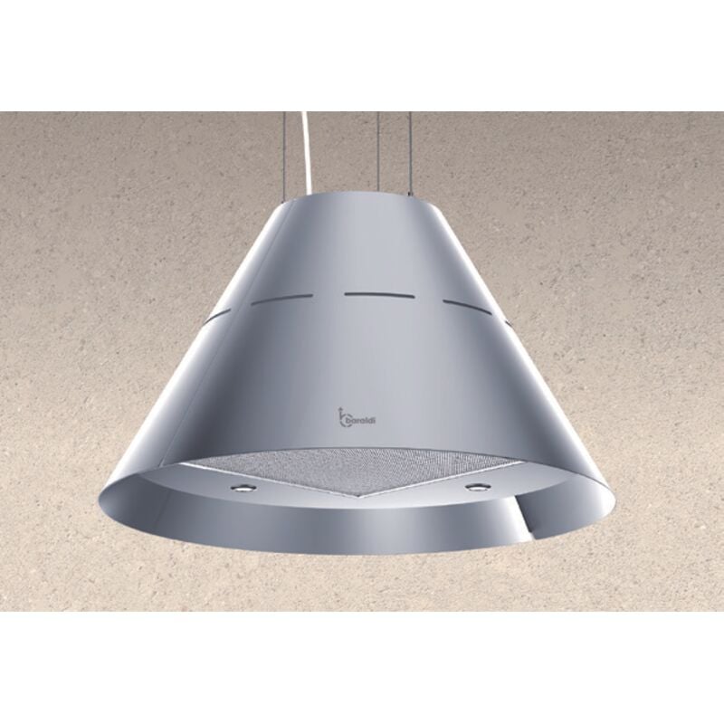 Baraldi - Hotte suspendue Eva diamètre 60 cm. - Noir – 800 m3/h