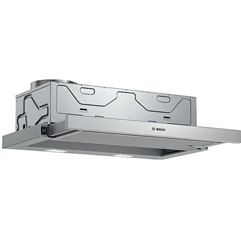 Bosch - Serie 2 DFM064W54 hotte Semi-encastrée (extractible) Métallique, Argent 388 m3/h b