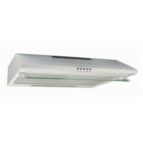 GLEMGAS Hotte visière 250m³/h GLEM 60cm, GHC625WH