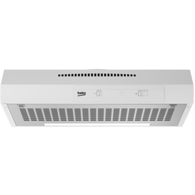 Beko - Hotte visière 60cm 295m3/h blanc HNS61212WH