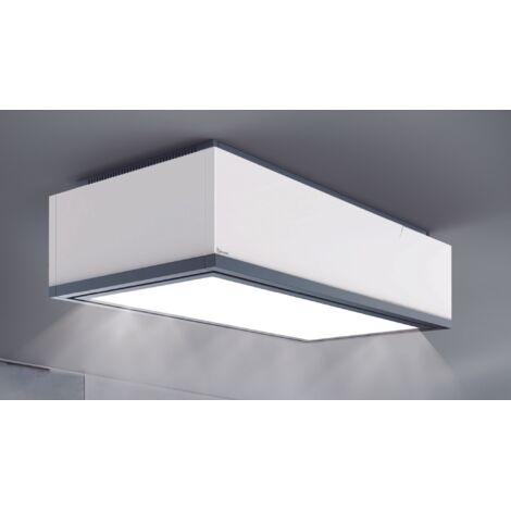 HOTTE XENIA cm. 120x61 - Blanc, Acier inoxydable - 800 m³/h