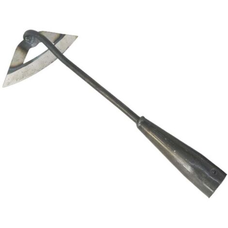 Houe creuse entièrement en acier trempé pour ameublir le sol - accessoire de jardin