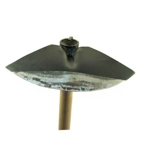 MATERIAUXBRICO Houe de jardin forgée demi-ronde 240mm avec un arbre
